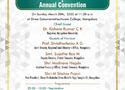 Invitation: XXXV Annual General Body Meeting &amp; Annual Convention